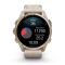 Смарт-годинник Garmin fenix 8 AMOLED 43 мм Sapphire золотистий/вапняково-сірий шкіряний ремінець