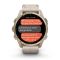 Смарт-годинник Garmin fenix 8 AMOLED 43 мм Sapphire золотистий/вапняково-сірий шкіряний ремінець