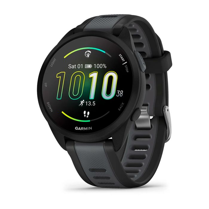 Смарт-годинник Garmin Forerunner 165 чорний/сланцевий сірий