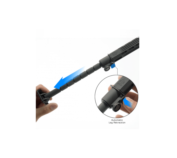 Сошки Leapers UTG Big Bore Full Stability 23-35,5 см Picatinny TL-BPFS01-A