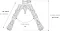 Сошки Leapers UTG Recon 360 TL-B 18-23 см Picatinny