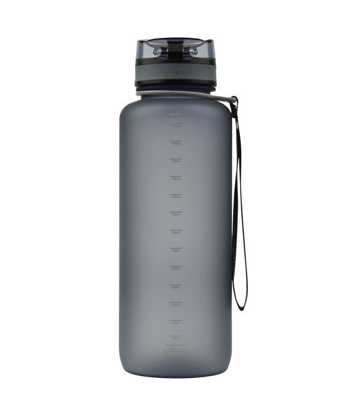 Спортивна пляшка для води Uzspace Colorful Frosted-Tritan 1500 мл 3056 (колір - сірий)