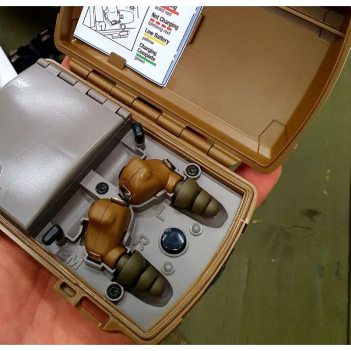 Тактичні активні беруші Wireless 3M Peltor Tactical Earplug TEP-300 CY Coyote Brown