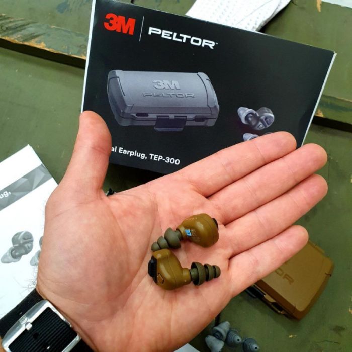 Тактичні активні беруші Wireless 3M Peltor Tactical Earplug TEP-300 CY Coyote Brown