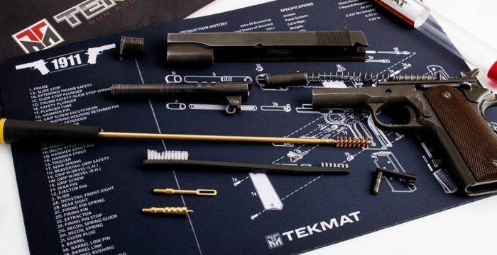 Килимок для чистки зброї Tekmat Gun Cleaning Mat 1911