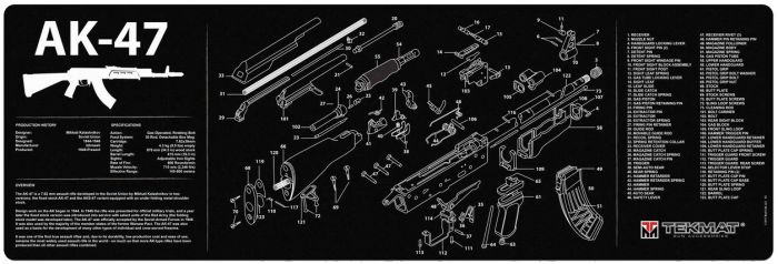 Килимок для чистки зброї Tekmat AK47