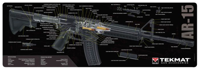 Килимок для чистки зброї Tekmat AR-15 Cut Away