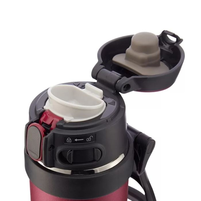 Термокружка Zojirushi SM-QAF60RK 0.6 л з переноскою (колір - червоний)