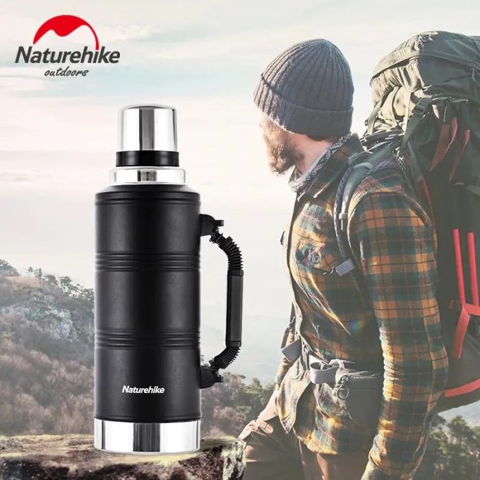 Термос Naturehike 2,2 л NH19SJ011 (колір - чорний)