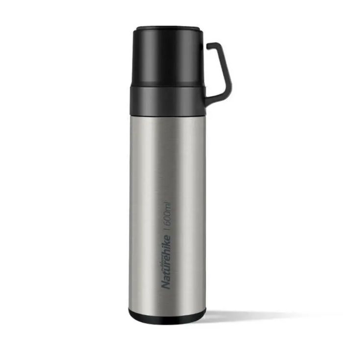Термос Naturehike 304 steel 0.6L NH17S020-B (колір - срібло)