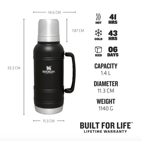 Термос Stanley Artisan Thermal Black Moon 1.4 л