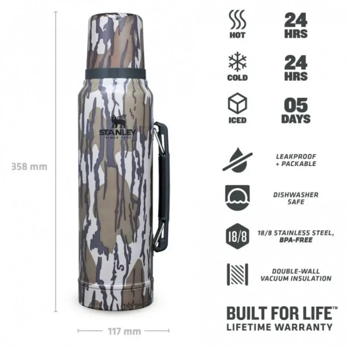 Термос Stanley Legendary Classic Bottomland Mossy Oak 1 L