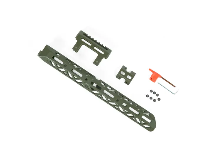 Цівка довга КРУК CRC 1U004A M-LOK з короткою накладкою OD Green