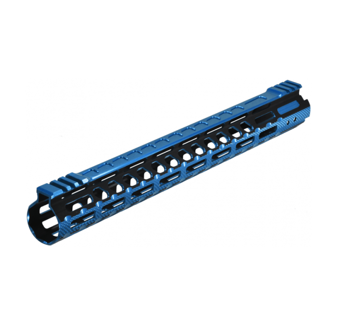 Цівка Leapers UTG PRO Ultra Slim15" для AR15 M-LOK Black/Blue