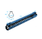 Цівка Leapers UTG PRO Ultra Slim15" для AR15 M-LOK Black/Blue