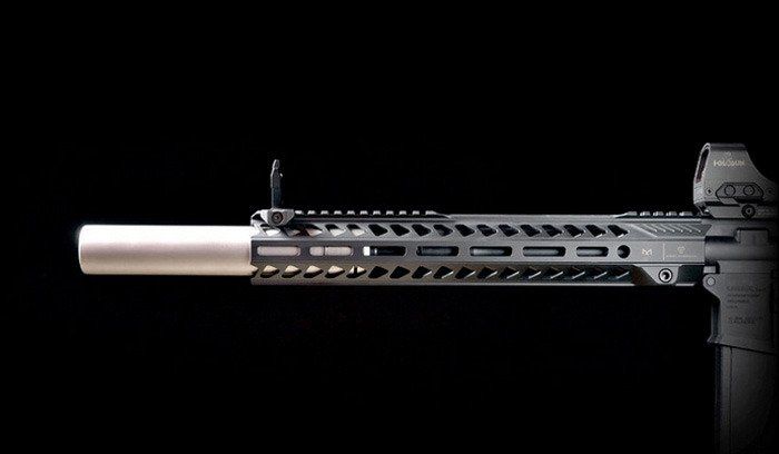 Цівка Strike Industries 13.5" M-LOK Blue SI-StrikeRail-135-BL