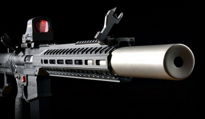 Цівка Strike Industries 13.5" M-LOK Blue SI-StrikeRail-135-BL