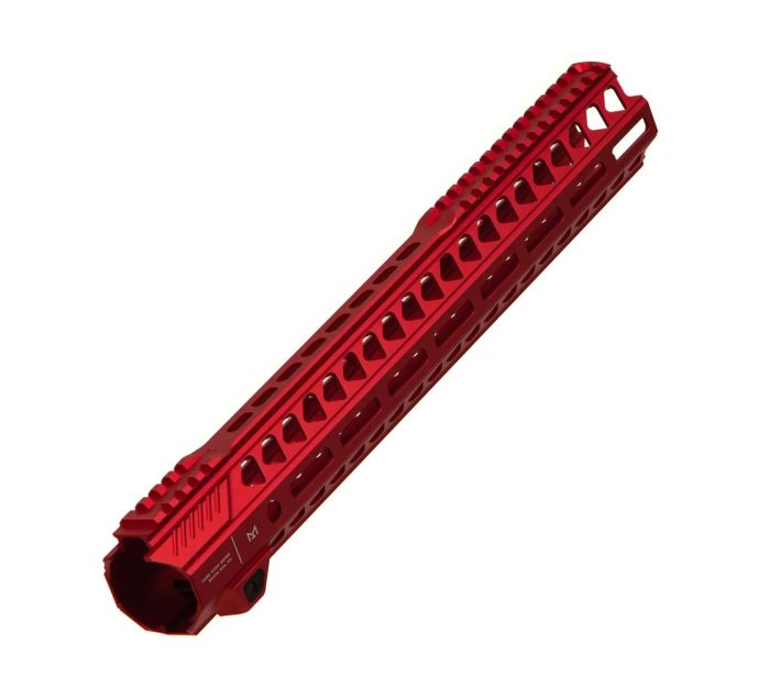 Цівка Strike Industries 15.5" M-LOK Red SI-StrikeRail-155-RED