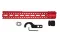Цівка Strike Industries 15.5" M-LOK Red SI-StrikeRail-155-RED