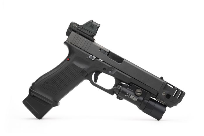 Універсальне кріплення Strike Industries Scorpion G-SURF-V2 для коліматора на пістолети Glock SI-G-SURF-V2