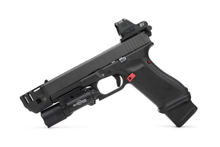 Універсальне кріплення Strike Industries Scorpion G-SURF-V2 для коліматора на пістолети Glock SI-G-SURF-V2