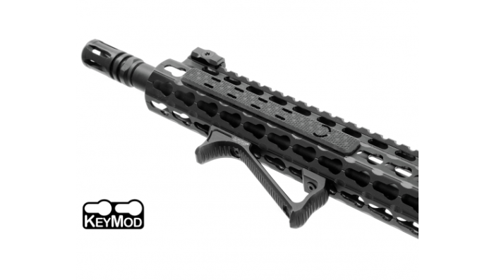 Упор Leapers UTG Ultra Slim Angled Foregrip Keymod Black MT-AFGK01