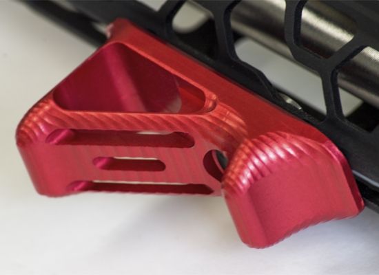 Упор передній ODIN B1 Handstop на базу кріплення KeyMod Red