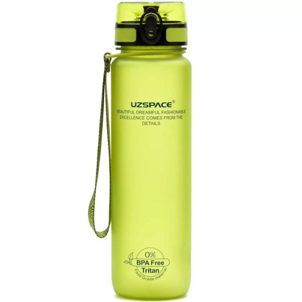 Пляшка для води Uzspace Colorful Frosted-Tritan 500 мл 3026 (колір - салатовий)
