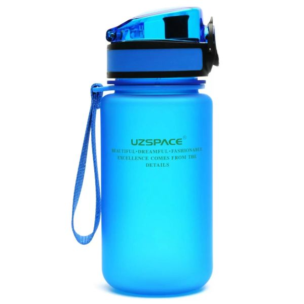 Пляшка для води Uzspace Colorful Frosted-Tritan 350 мл 3034 (колір - блакитний)