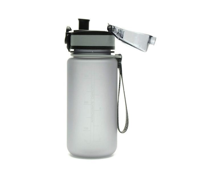 Пляшка для води Uzspace Colorful Frosted-Tritan 350 мл 3034 (колір - сірий)