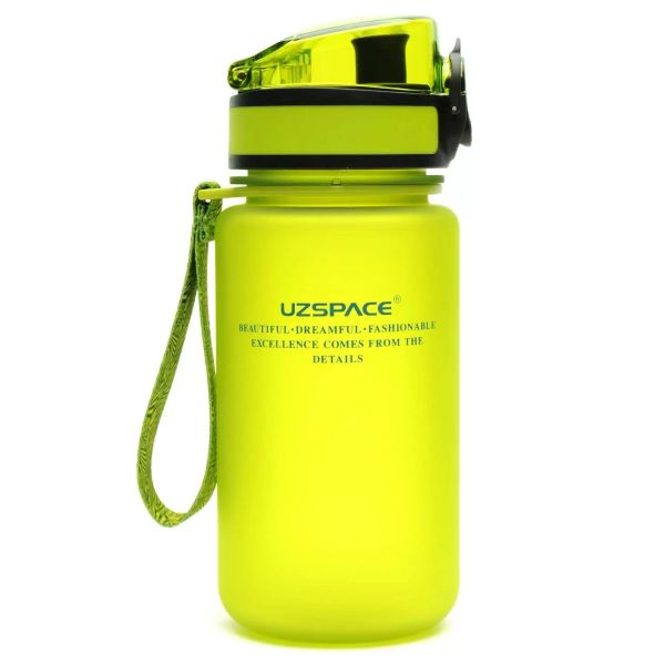 Пляшка для води Uzspace Colorful Frosted-Tritan 350 мл 3034 (колір - салатовий)