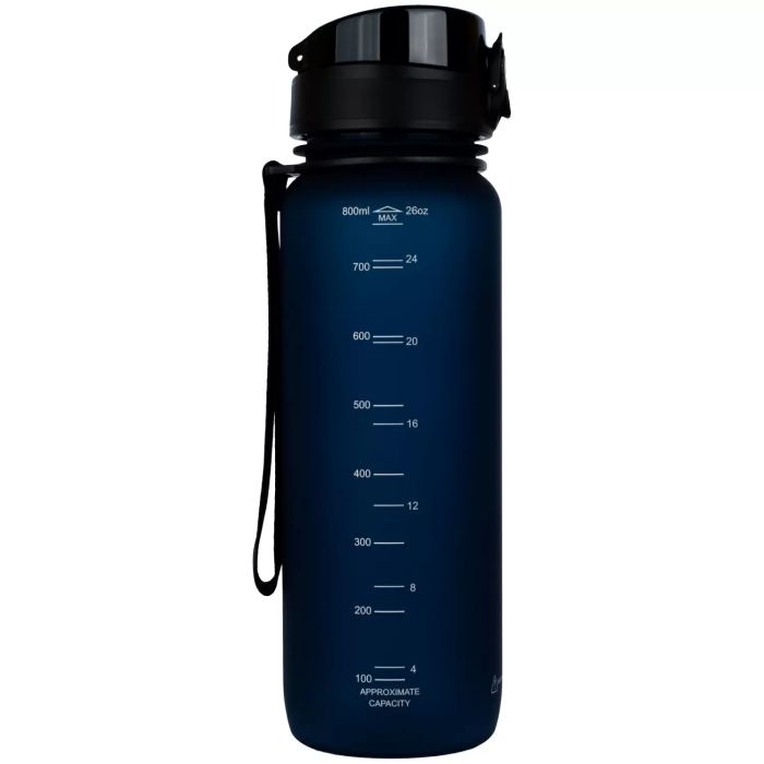 Багаторазова пляшка для води Uzspace Colorful Frosted-Tritan 800 мл 3053 (колір - синій)