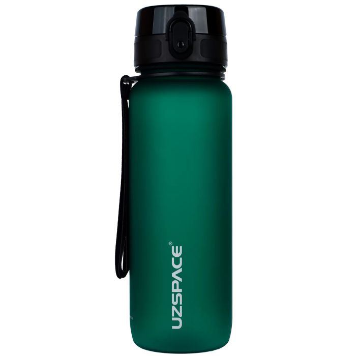 Багаторазова пляшка для води Uzspace Colorful Frosted-Tritan 800 мл 3053 (колір - зелений)