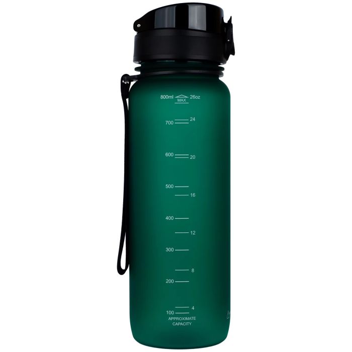 Багаторазова пляшка для води Uzspace Colorful Frosted-Tritan 800 мл 3053 (колір - зелений)