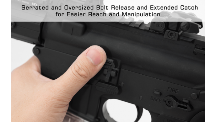 Важіль затворної затримки Leapers UTG AR15 TLT-TKSBC