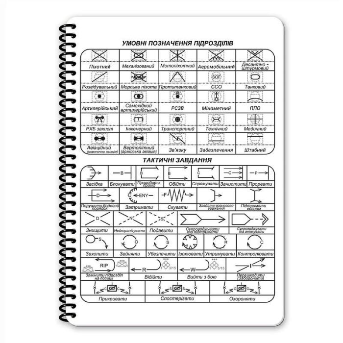 Всепогодний робочий блокнот Ecopybook Tactical Командира взводу A5